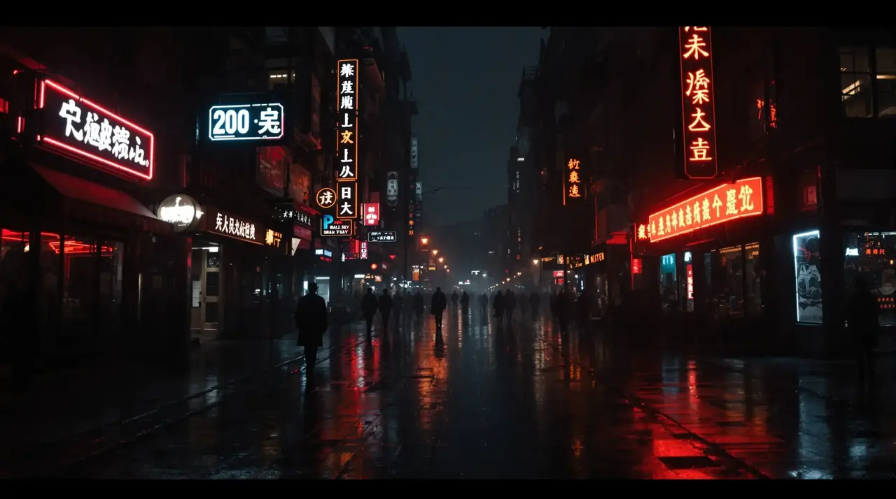 暗夜追凶横幅海报
